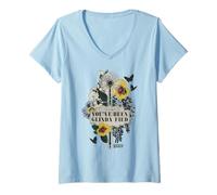 Mujer Wicked You’ve Been Glinda-Fied Floral Camiseta Cuello V