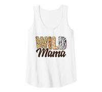 Mujer Wild Mama Leopard Mommy Great Mom Mother's Day Camiseta sin Mangas