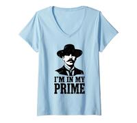 Mujer Wild West Gunslinger Quote - I’m in My Prime Camiseta Cuello V