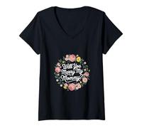 Mujer Will You Marry My Mommy? Linda propuesta de boda - Camiseta Cuello V