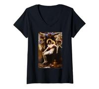 Mujer William-Adolphe Bouguereau Pieta Camiseta Cuello V