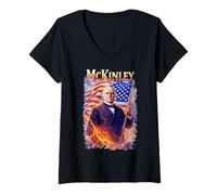 Mujer William Mckinley Camiseta Cuello V