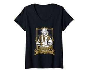 Mujer William Shakespeare Camiseta Cuello V
