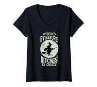 Mujer Witches by Nature Attitude Design Camiseta Cuello V