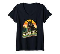 Mujer Wonder Dean Horse, Carreras de Caballos, Santa Anita, Caballo del Mar Camiseta Cuello V