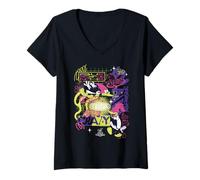Mujer Woody Woodpecker Everybody Thinks I’m Crazy Camiseta Cuello V