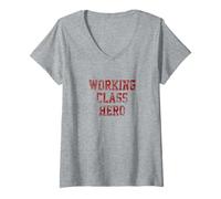 Mujer Working Class Hero Camiseta Cuello V