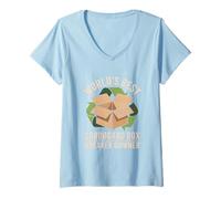 Mujer World'S Best Cardboard Box Breaker Downer Camiseta Cuello V