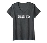 Mujer WWJD What Would Jesus Do Inspirational Motivational Catholic Camiseta Cuello V