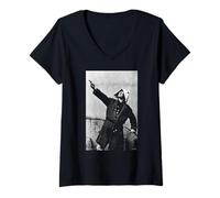 Mujer XTC Andy Partridge Skylarking Era por AJ Barratt Camiseta Cuello V