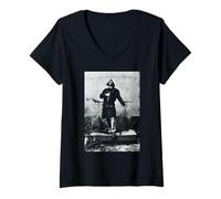 Mujer XTC Andy Pertridge Oranges & Lemons Era por AJ Barratt Camiseta Cuello V