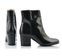 Mujer Yaya terciopelo cuero azul marino botas 37