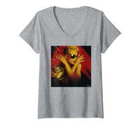 Mujer Yazz The Only Way Is Up Cantante Pop de Simon Fowler Camiseta Cuello V