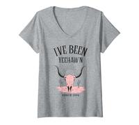 Mujer Yeehaw Cowgirl Western Country Yeehaw'n Desde 1994 Camiseta Cuello V