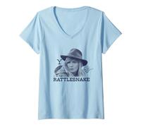 Mujer Yellowstone I Am The Rattlesnake Beth Dutton Camiseta Cuello V