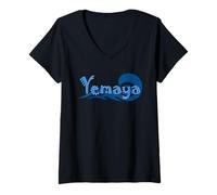 Mujer Yemaya Orishas Goddess Ifa Yoruba Religion Gift Water Deity Camiseta Cuello V