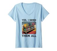 Mujer Yes I Need Them All Disc Golf Shelf Broma Disc Golf Camiseta Cuello V