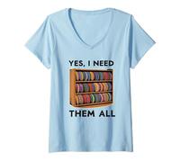 Mujer Yes I Need Them All Disc Golf Shelf Broma Disc Golf Camiseta Cuello V