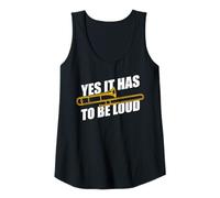 Mujer Yes it has to be Loud trombón trombón trombón Camiseta sin Mangas