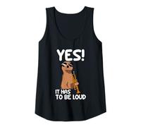 Mujer Yes! it has to be Loud trompetista Trompeta Trompeta Camiseta sin Mangas