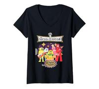 Mujer Yo Gabba Gabba! Super Music Friends Show Concert TV Show Camiseta Cuello V