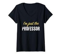 Mujer Yo Solo Soy el Profesor - Gracioso Camiseta Cuello V