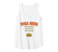 Mujer Yoga Mom The Woman, Mito y Leyenda Divertido Regalo para Madres Camiseta sin Mangas