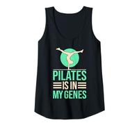 Mujer Yoga Pilates Is In My Genes Yoga Divertido Camiseta sin Mangas