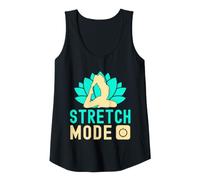 Mujer Yoga Stretch Mode On Yoga Divertido Camiseta sin Mangas
