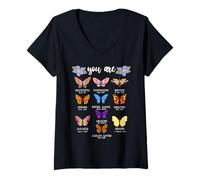 Mujer You Are Butterfly Beautiful Christian Religious Bible Verse Camiseta Cuello V