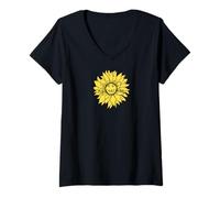 Mujer You Are My Sunshine, Lindo, Moderno Girasol, Camiseta Cuello V