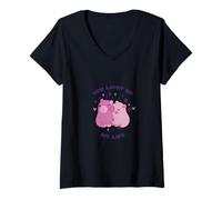 Mujer You Light Up My Life Retro Cute Lover Designs Presente Camiseta Cuello V