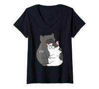 Mujer You Me Frenchie Camiseta Cuello V