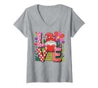 Mujer You Stole My Heart - Gnomo de Amor para el día de San Valentín Camiseta Cuello V
