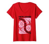 Mujer You'Re Amazing Strong and Brave Women You Are Strong Enough Camiseta Cuello V