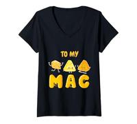 Mujer You'Re The Mac To My Cheese - Cheesy Food Lover Apparel Camiseta Cuello V