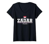 Mujer Zadar Croatia Camiseta Cuello V