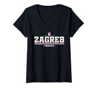 Mujer Zadar Croatia/Hrvatska Camiseta Cuello V