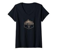 Mujer Zao Onsen Japón Camiseta Cuello V