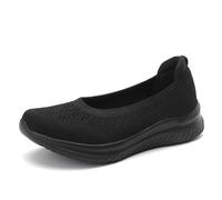 Mujer Zapatillas Deportes Sneakers Fitness Walking Training Zapatillas Deportivas Casual Sneakers,Negro,38EU
