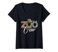 Mujer Zoo Crew Safari Animal Kingdom Zoo Keeper Niños Camiseta Cuello V