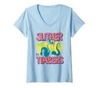 Mujer Zootopia 2 Gary De'snake Slither Camiseta Cuello V