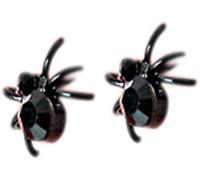Mujeres 3D Mini Cute Little Black Spider Stud Pendientes Unique Girls Personalidad Joyería Regalos Fashion Processing