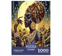 Mujeres africanas Puzzle Imposible,desafío para Adultos Juego EduGatoivo 1000 Piezas Obra De Arte De Juego De para Adultos, Regalos A Partir De 14 Años 38x26cm/1000pcs