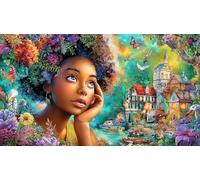 Mujeres africanas Rompecabezas de 1000 Piezas para Adultos - Cartón Reciclado - Decoración 38x52cm/1000pcs