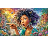 Mujeres africanas Rompecabezas de 1000 Piezas para Adultos - Cartón Reciclado para Decoración 38x52cm/1000pcs