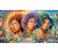 Mujeres africanas Rompecabezas de 1000 Piezas para Adultos - Cartón Reciclado para Decoración 38x52cm/1000pcs