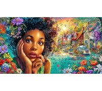 Mujeres africanas Rompecabezas para Adultos: 1000 Piezas de Cartón Reciclado para Decoración 75x50cm/1000pcs