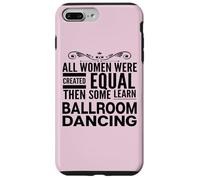 MUJERES APRENDE BAILE BAILE Bailarina Foxtrot Waltz Tango Carcasa para iPhone 7 Plus/8 Plus