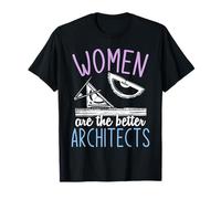 Mujeres Arquitecta Arquitectura Estudiar Arquitecto Camiseta